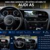 Màn hình android liền đồng hồ điện tử xe audi A5