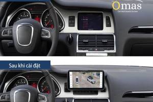 Màn hình android Oám 360 10.25in xe Audi Q7