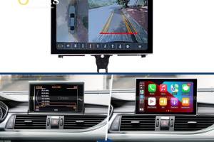 Màn hinh android Omas 360 xe Audi A6