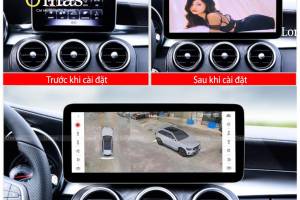 MÀN HÌNH ANDROID OMAS 360 XE MERCEDES C 2019-2021