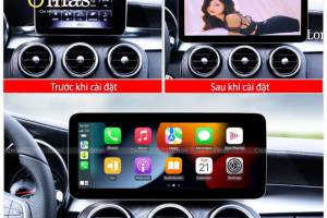 MÀN HÌNH ANDROID OMAS 360 XE MERCEDES C 2019-2021