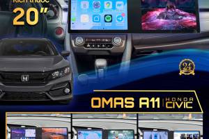 MÀN HÌNH ANDROID OMAS A11 HONDA CIVIC