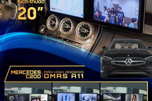 MÀN HÌNH ANDROID OMAS A11 MERCEDES C200