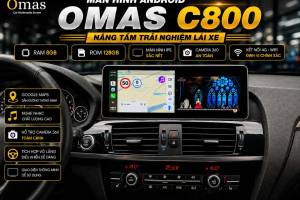 MÀN HÌNH ANDROID OMAS C800  BMW X3 X4