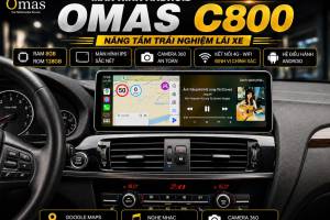MÀN HÌNH ANDROID OMAS C800  BMW X3 X4