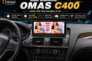 MÀN HÌNH ANDROID OMAS C400 BMW X3 X4