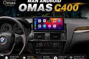 MÀN HÌNH ANDROID OMAS C400 BMW X3 X4