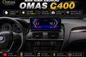 MÀN HÌNH ANDROID OMAS C400 BMW X3 X4