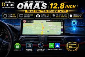 MÀN HÌNH ANDROID OMAS 12.8 INCH BMW 320i 420i