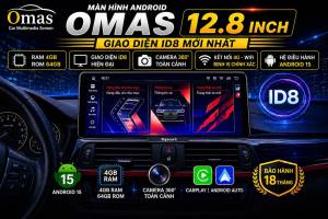 MÀN HÌNH ANDROID OMAS 12.8 INCH BMW 320i 420i