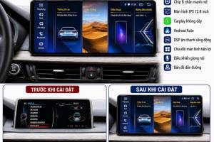 MÀN HÌNH ANDROID OMAS C800 XE BMW X5 X6 2017