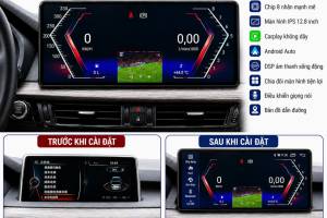 MÀN HÌNH ANDROID OMAS 12.8 INCH XE BMW X5 X6 2017
