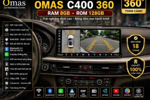 MÀN HÌNH ANDROID OMAS C400 360 XE BMW X5 X6 2017