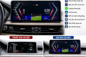 MÀN HÌNH ANDROID OMAS C400 XE BMW X5 X6 2017