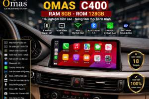 MÀN HÌNH ANDROID OMAS C400 XE BMW X5 X6 2017