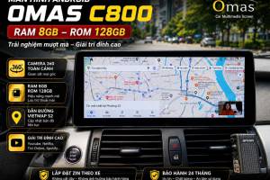 MÀN HÌNH ANDROID OMAS C800 BMW X5 X6