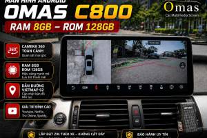 MÀN HÌNH ANDROID OMAS C800 BMW X5 X6