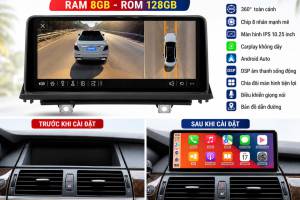 MÀN HÌNH ANDROID OMAS C400 BMW X5 X6