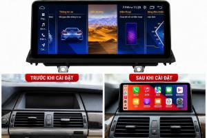 MÀN HÌNH ANDROID OMAS C400 BMW X5 X6