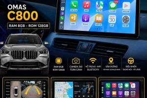 MÀN HÌNH ANDROID OMAS C800 360 BMW 116i 118i 218i