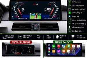 MÀN HÌNH ANDROID OMAS C800 XE BMW E60