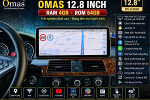 MÀN HÌNH ANDROID OMAS 12.8 INCH XE BMW E60
