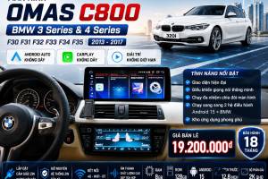 MÀN HÌNH ANDROID OMAS C800  BMW 320i 420i