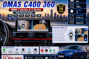 MÀN HÌNH ANDROID OMAS C400 360 BMW 320i 420i