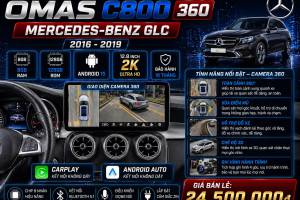 MÀN HÌNH ANDROID OMAS C800 360 XE MERCEDES GLC