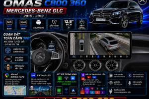 MÀN HÌNH ANDROID OMAS C800 360 XE MERCEDES GLC