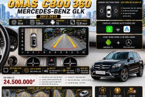 MÀN HÌNH ANDROID OMAS C800 360 XE MERCEDES GLK 2009-2015