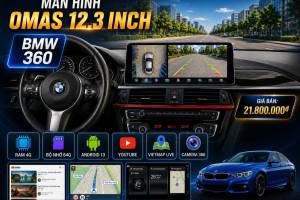 MÀN HÌNH ANDROID OMAS 12.3INCH 360 XE BMW