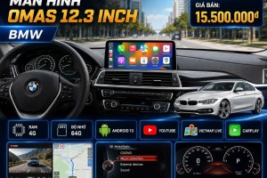 MÀN HÌNH ANDROID OMAS 12.3INCH XE BMW