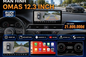 MÀN HÌNH ANDROID OMAS 12.3 INCH 360 XE AUDI