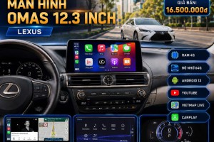 MÀN HÌNH ANDROID OMAS 12.3 INCH XE LEXUS