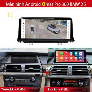 MÀN HÌNH ANDROID OMAS PRO 360 XE BMW X5