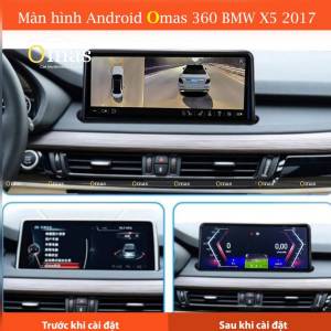 MÀN HÌNH ANDROID OMAS 360 XE BMW X5 2017