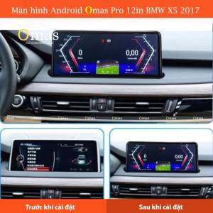 MÀN HÌNH ANDROID OMAS PRO 12IN XE BMW X5 2017