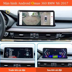 MÀN HÌNH ANDROID OMAS 360 XE BMW X6 2017