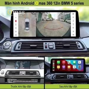 MÀN HÌNH ANDROID OMAS 360 12IN XE BMW 5 SERIES