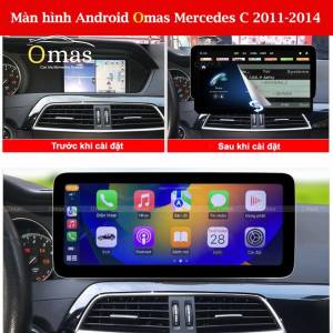 MÀN HÌNHANDROID OMAS XE MERCEDES C 2011-2014