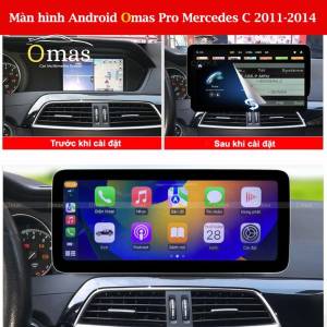 MÀN HÌNH ANDROID OMAS PRO XE MERCEDES C 2011-2014