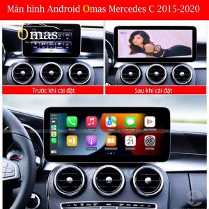 MÀN HÌNH ANDROID OMAS XE MERCEDES C 2015-2018