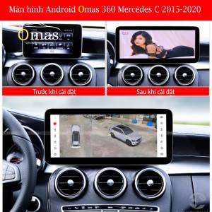 MÀN HÌNH ANDROID OMAS 360 XE MERCEDES C 2015-2018