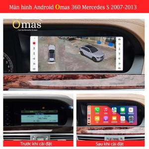 MÀN HÌNH ANDROID OMAS 360 XE MERCEDES S