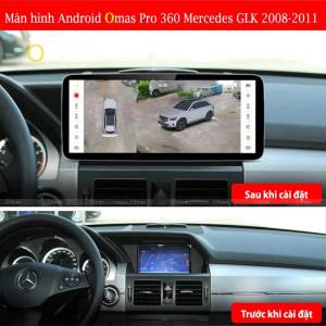 MÀN HÌNH ANDROID OMAS PRO 360 XE MERCEDES GLK 2009-2011