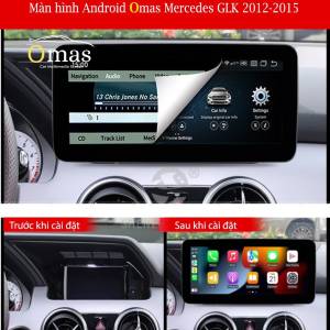 MÀN HÌNH ANDROID OMAS XE MERCEDES GLK 2012-2015