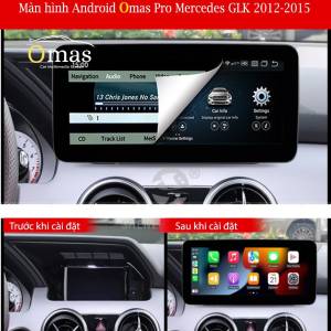 MÀN HÌNH ANDROID OMAS PRO XE MERCEDES GLK 2012-2015