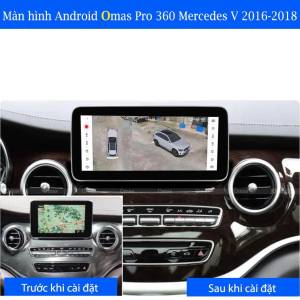 MÀN HÌNH ANDROID OMAS 360 MERCEDES V 2015-2018