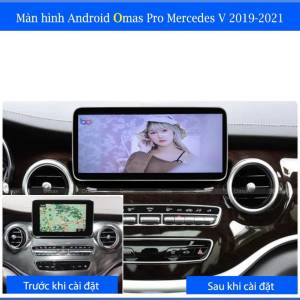 MÀN HÌNH OMAS PRO MERCEDES V250 2019-2024